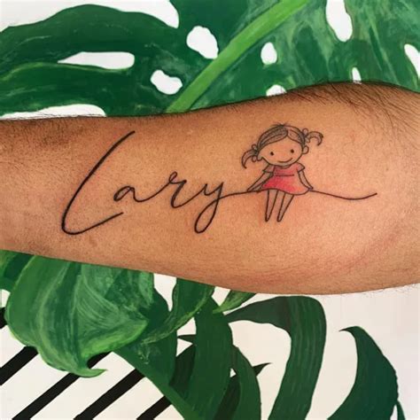 Daughter Name Tattoo Designs