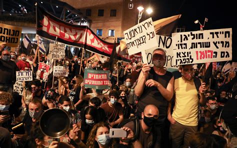 Despite Worst Economy In Years Anti Netanyahu Protests Struggle To Grip Nation The Times Of Israel