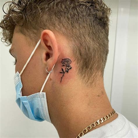 Ear Tattoo Men