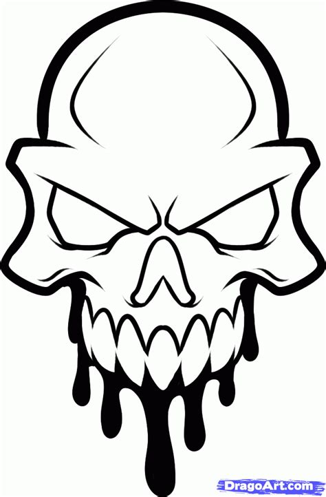 Easy Skull Tattoo Designs