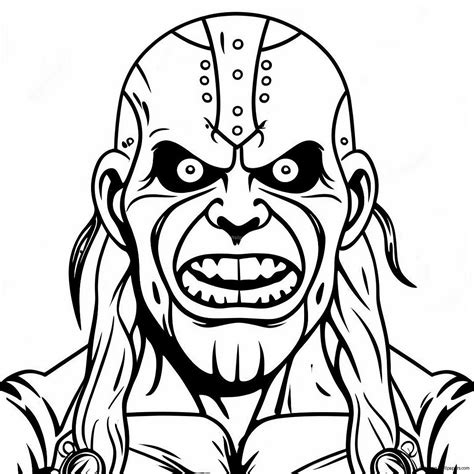 Eddie The Head Iron Maiden Coloring Page 45484 35974 Eddie The Head Iron Maiden Coloring Page 45484 35974