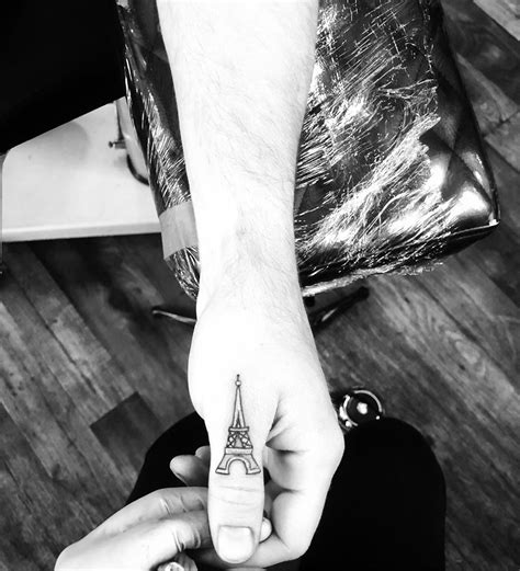 Eiffel Tower Tattoo Finger Eiffel Tower Tattoo Finger