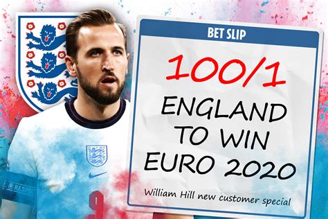 England At 100 1 To Win Euro 2020 With William Hill Betting Special Offer England At 100 1 To Win Euro 2020 With William Hill Betting Special Offer