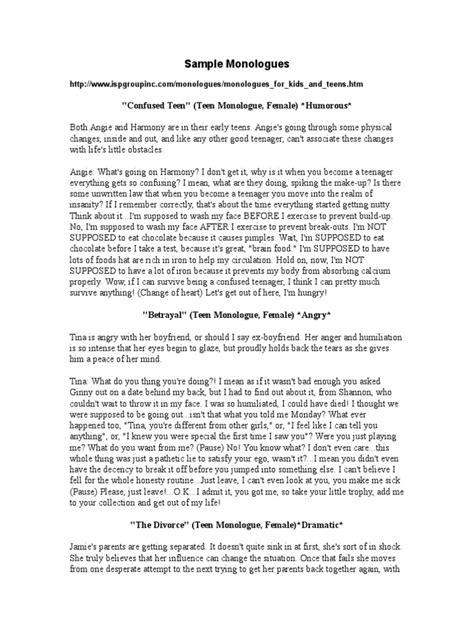 Speedy Delivery: Everyman's Lament Monologue In Minutes