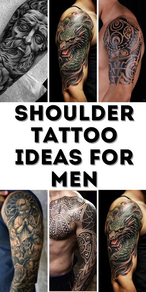 Fascinating Shoulder Simple Mens Tattoo Designs Photos