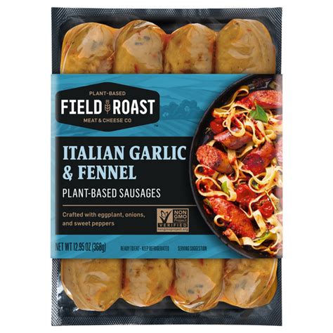 Field Roast Italian Garlic Fennel Plant Based Sausage 12 95 Oz 4 Ct Kroger