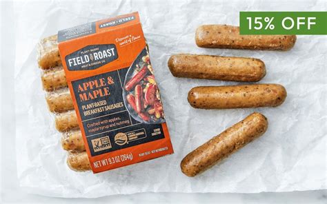 Field Roast Sausages Apple Maple 9 31 Oz Brooklyn Fare