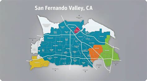 File Los Angeles Times Map Of Neighborhoods In San Fernando Valley California Png Wikimedia Commons