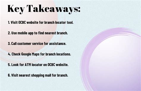 Find Nearest Ocbc Branch In Singapore Vyv Army Market