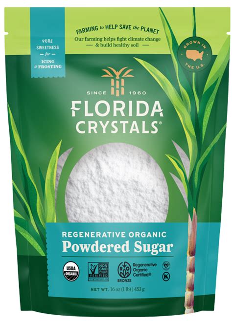 Florida Crystals Organic Powdered Evaporated Cane Juice 50 Lbs Florida Crystals Organic Powdered Evaporated Cane Juice 50 Lbs