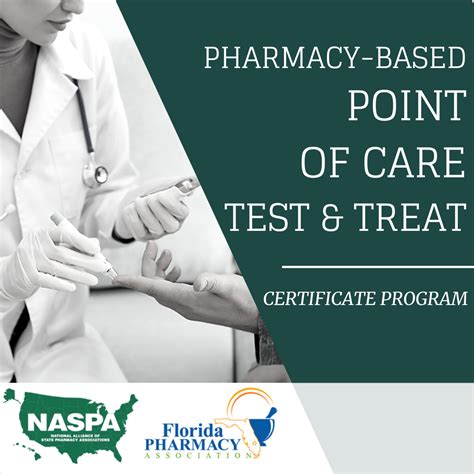 Florida Pharmacy Based Point Of Care Test Treat Certificate Program Naspa