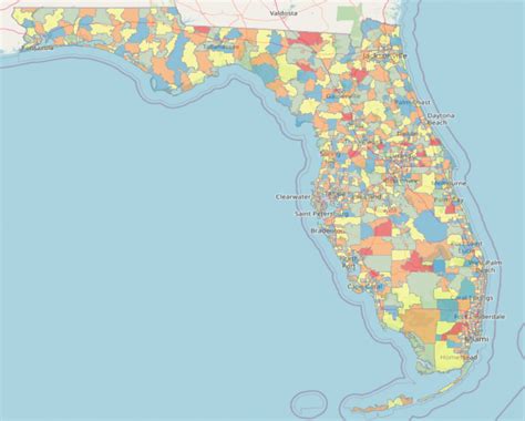 Florida Zip Codes Zipdatamaps Blog