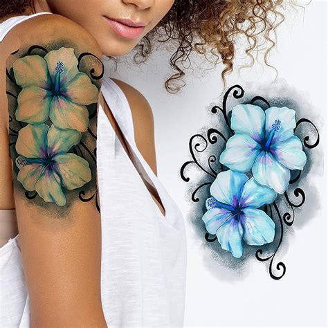 Flower Tattoos Hawaiian