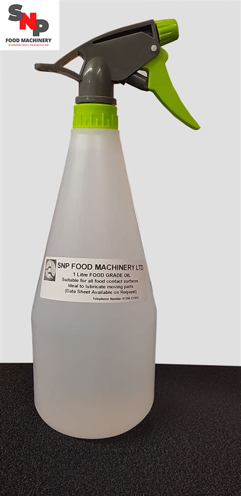 Food Grade Oil 1 Ltr Spray Bottle Snp Food Machinery