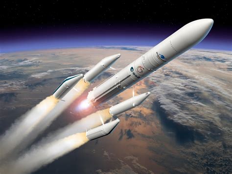 Four Booster Ariane 6 Rocket Opens The Doors For Europe To Race America To Space Autoevolution Four Booster Ariane 6 Rocket Opens The Doors For Europe To Race America To Space Autoevolution