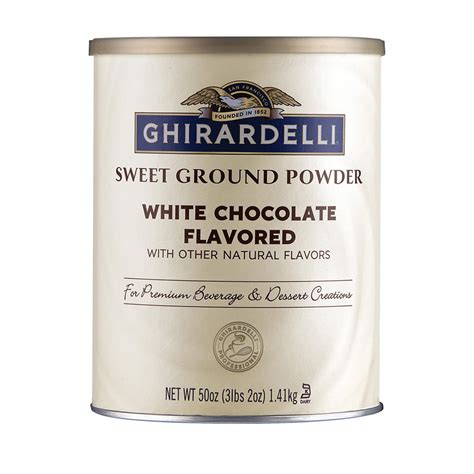 Ghirardelli Sweet Ground White Chocolate Flavored Gourmet Powd Ghirardelli Sweet Ground White Chocolate Flavored Gourmet Powd