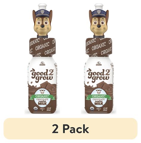 Good2grow Organic Chocolate Milk Character Tops Vary Good2grow Organic Chocolate Milk Character Tops Vary