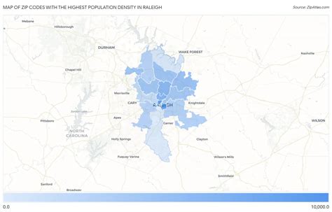 Highest Population Density In Raleigh By Zip Code In 2026 Zip Atlas Highest Population Density In Raleigh By Zip Code In 2026 Zip Atlas