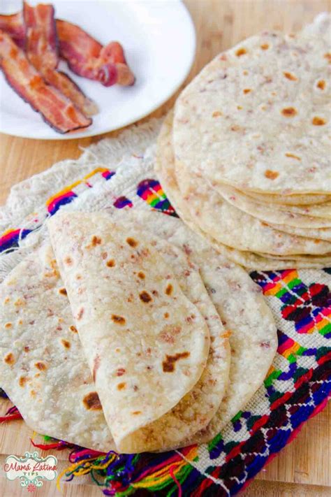 Homemade Bacon Fat Flour Tortillas Mama Latina Tips Homemade Bacon Fat Flour Tortillas Mama Latina Tips
