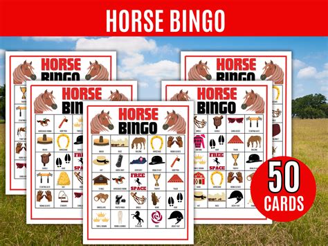 Horse Race Party Bingo Kentucky Derby Bar Bingo Game Set Of 18 Horse Race Party Cards With Markers Kentucky Derby Bingo