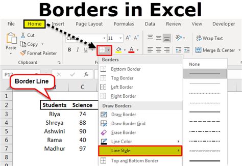 How To Add Borders In Excel Customguide