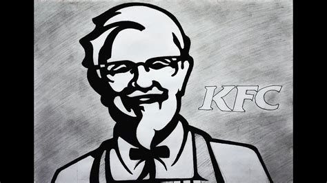 How To Draw Colonel Sanders Kfc How To Draw Colonel Sanders Kfc