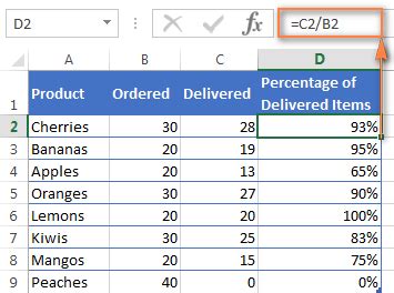 How To Find Percentage Values In Microsoft Excel Using The General Formula How To Find Percentage Values In Microsoft Excel Using The General Formula