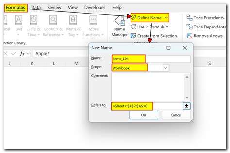 How To Use Names In Formulas In Excel How To Use Names In Formulas In Excel