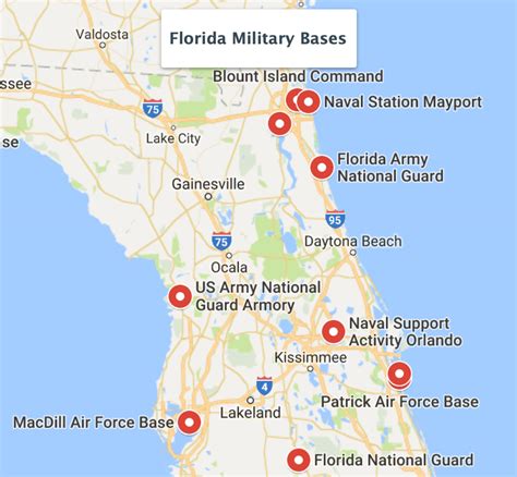 Interactive Map Florida Military Base Resilience
