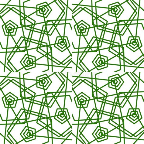 Interlocking Green Geometric Lines Form A Complex Pattern Against A Interlocking Green Geometric Lines Form A Complex Pattern Against A