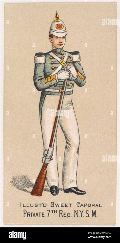 Issued By Kinney Brothers Tobacco Company Private 7Th Regiment New York State Militia From The Military Series N224 Issued By Kinney Tobacco Company To Promote Sweet Caporal Cigarettes The Metropolitan Issued By Kinney Brothers Tobacco Company Private 7Th Regiment New York State Militia From The Military Series N224 Issued By Kinney Tobacco Company To Promote Sweet Caporal Cigarettes The Metropolitan