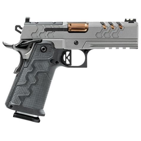 Kimber Mfg Inc 3500050 2K11 Or 45 Acp 17 1 5 High Polished W Coyote Pvd Brush Polish Flats W Dlc Coating Stainless Steel Slide Aluminum Grip Tombstone Tactical