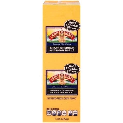 Land O Lakes Sharp Cheddar American Blend Case Foodservicedirect Land O Lakes Sharp Cheddar American Blend Case Foodservicedirect