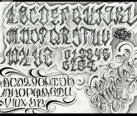 Lettering Chicano Tattoo Designs Lettering Chicano Tattoo Designs