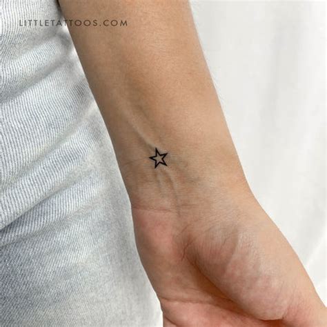 Little Temporary Shooting Star Tattoos A Self Care Ritual Little Tattoos