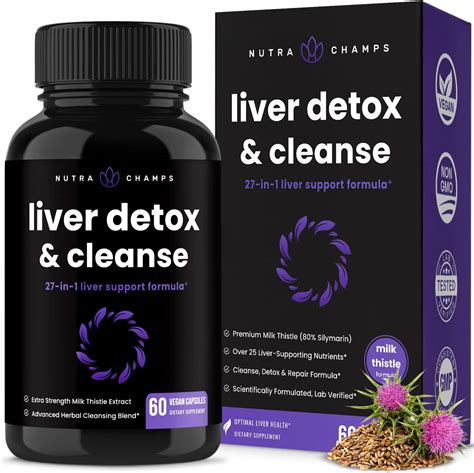 Liver Cleanse Detox Support Supplement 1600Mg With 120 Caps Milk Thistle Liver Cleanse Detox Support Supplement 1600Mg With 120 Caps Milk Thistle