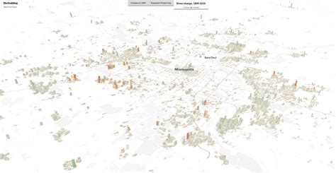 Map Monday Visualizing Twin Cities Sprawl Density And Change Streets Mn Map Monday Visualizing Twin Cities Sprawl Density And Change Streets Mn