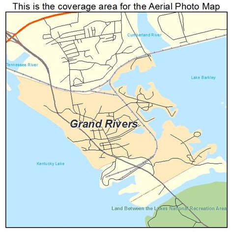Map Of Grand Rivers Ky Kentucky Map Of Grand Rivers Ky Kentucky