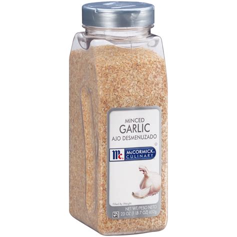 Mccormick Culinary Minced Garlic 23 Oz 6 Per Case