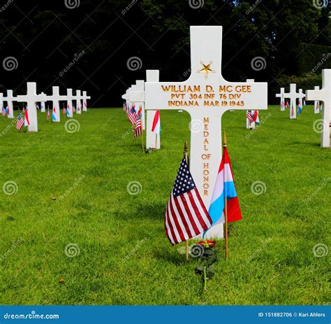 Medal Of Honor Recipient At Luxembourg American Cemetery And Memorial Medal Of Honor Recipient At Luxembourg American Cemetery And Memorial