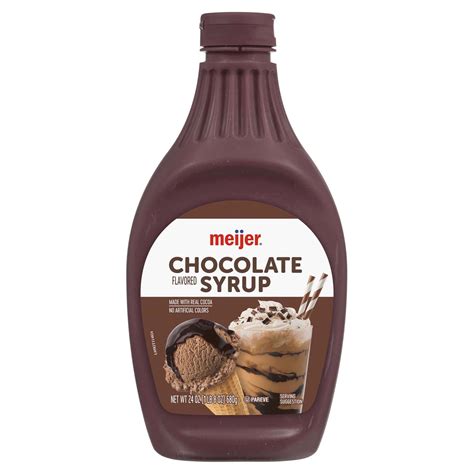 Meijer Sugar Free Chocolate Syrup 18 5 Oz Meijer