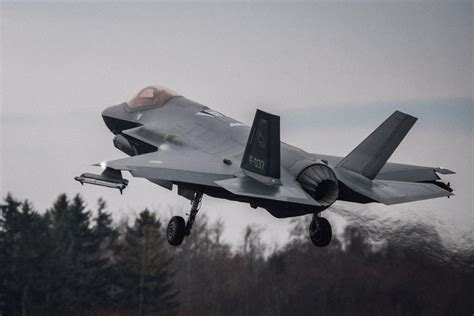 Nato F 35 Fighter Jets Conduct Advanced Counter Drone Training Over Estonia