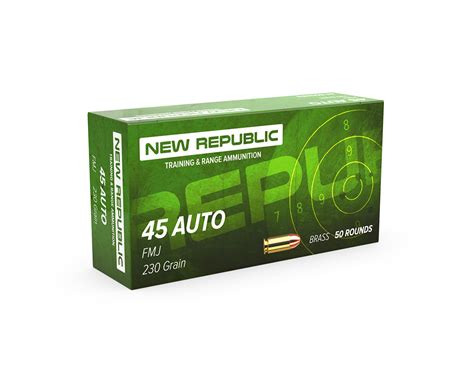 New Republic 45 Acp 230Gr Fmj Ammo At Fast Ammo New Republic 45 Acp 230Gr Fmj Ammo At Fast Ammo