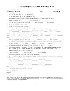 Ocs Application Packet Fill And Sign Printable Template Online