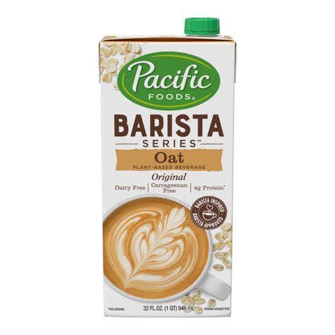 Pacific Foods Barista Oat Gluten Free Pacific Foods Barista Oat Gluten Free
