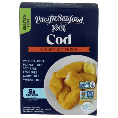 Pacific Seafood Wild Caught Crispy Battered Halibut 10 Oz Pacific Seafood Wild Caught Crispy Battered Halibut 10 Oz