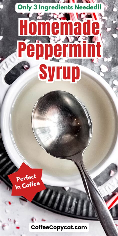 Peppermint Syrup Coffeecopycat Com Peppermint Syrup Coffeecopycat Com