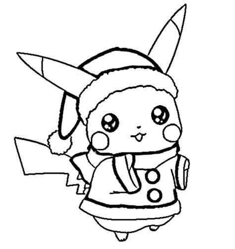 Pikachu With Santa Costume Coloring Page Download Print Or Color Pikachu With Santa Costume Coloring Page Download Print Or Color