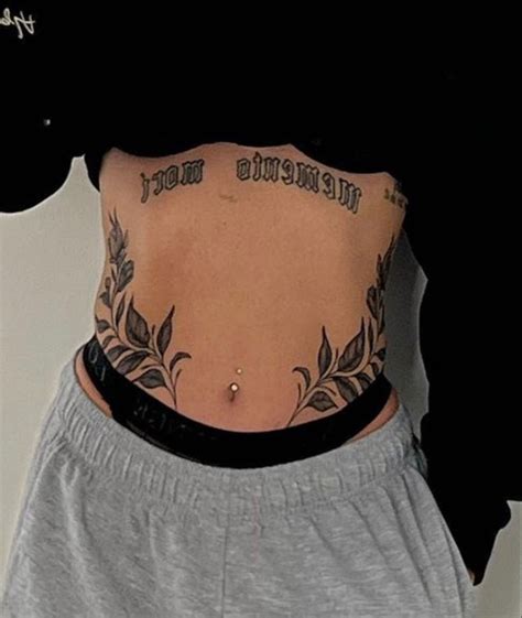 Pin By Samantha Elizabeth On Tattoos Stomach Tattoos Women Belly