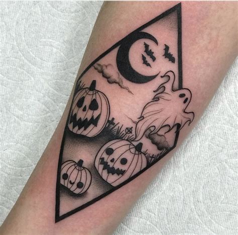 Pin On Tattoo Ideas Halloween Tattoos Ghost Tattoo Spooky Tattoos